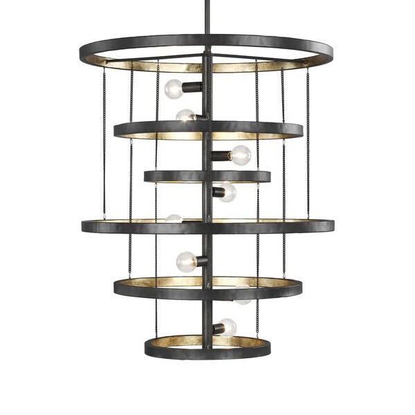 Chandelier Black Modern