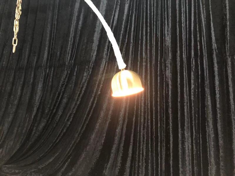 간단한 빌라 장식 금속 낚시 서 조명 거실 침실 머리맡 연구실 골동품 황동 LED 플로어 램프 공장