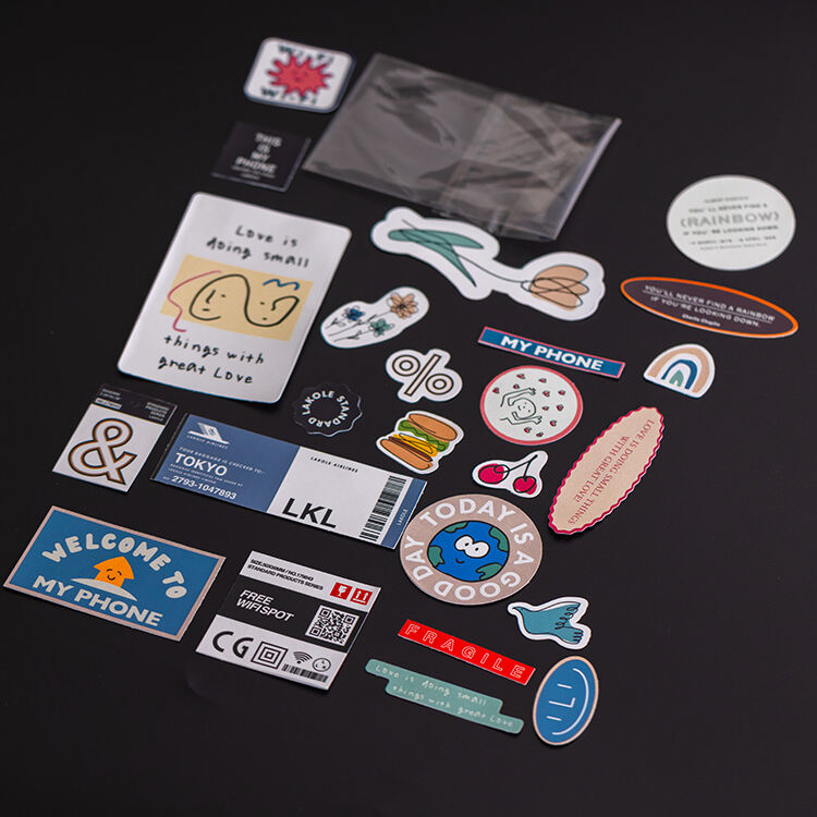 product customized printing hologram vinyl stickers maker waterproof permanent adhesive pvc custom brand logo decorative stickers-6