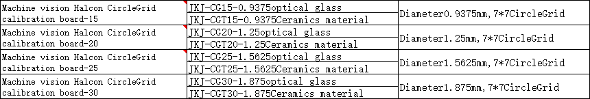 Opencv Calibration Target Machine Vision Halcon Circle Grid Calibration Board Optical Glass ±1um ±1-2um Ceramics ±2-3um 7*7 factory