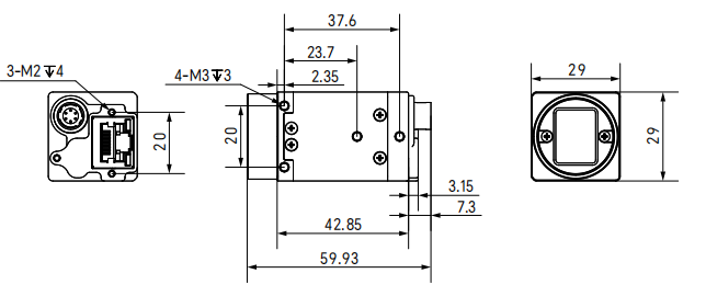 Gigabit Network Series Camera Machine Vision manufacture