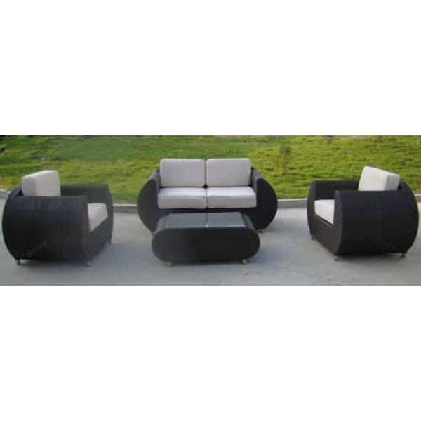 Lounge in luxury with a durable and weather-resistant outdoor sofa couch