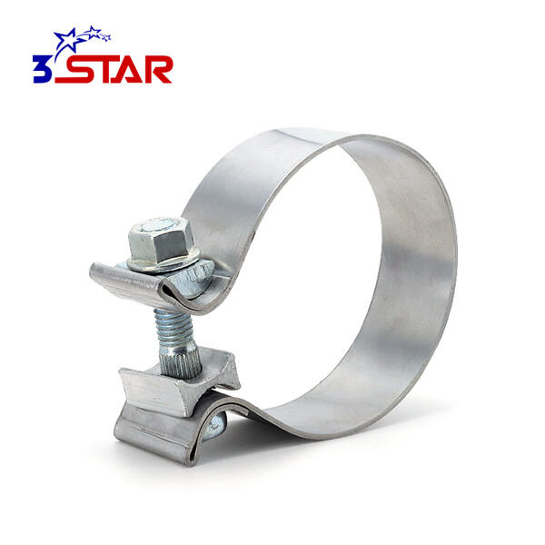 Installing and tightening exhaust clamps properly to ensure a long-lasting seal.