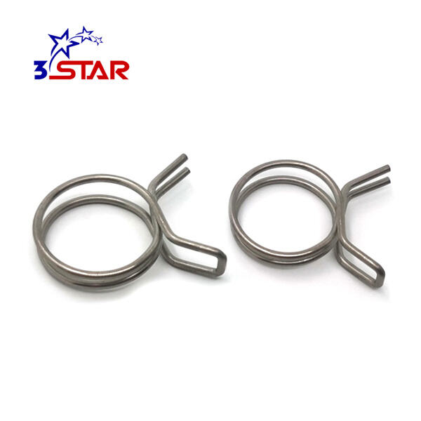 Mga maraming aplikasyon para sa dobleng kable na spring hose clamp