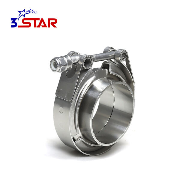 Achieve a tighter seal with a high-quality 2.5 in V band clamp