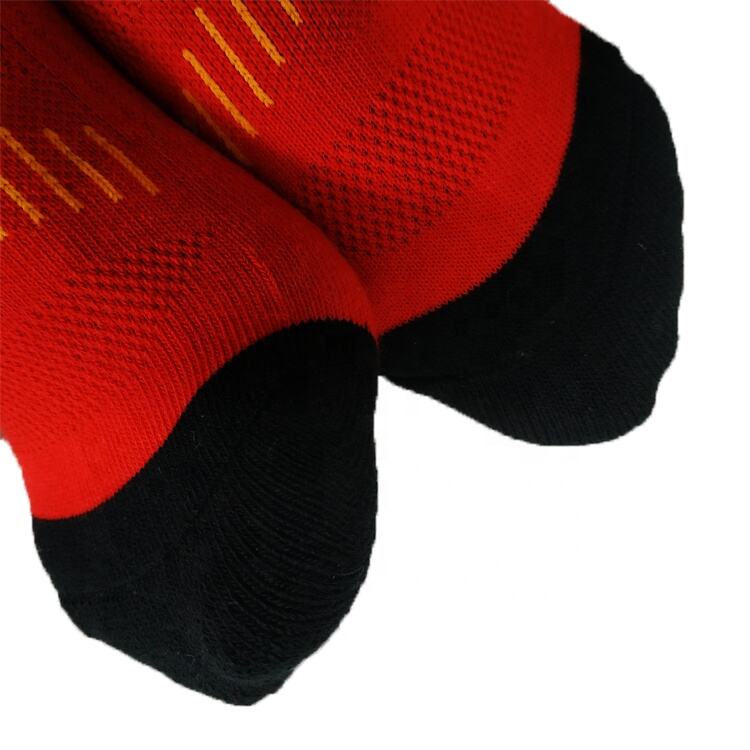 product custom logo design mens basketball sports socks long ribbed cotton spandex with high crew free sample  oem service116-4