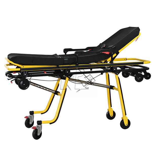 Advanced emergency stretcher for rapid, safe patient transport