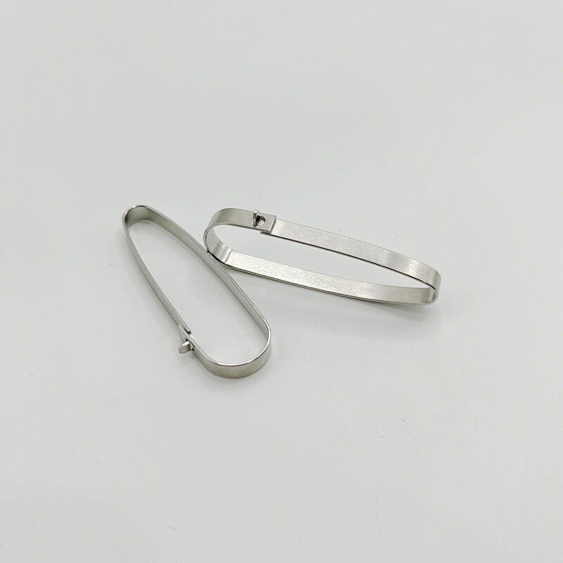 Hongsheng Sheet Metal Fabrication Plate Parts From Sheet Stamping Pressed Parts Spring Metal Clip manufacture