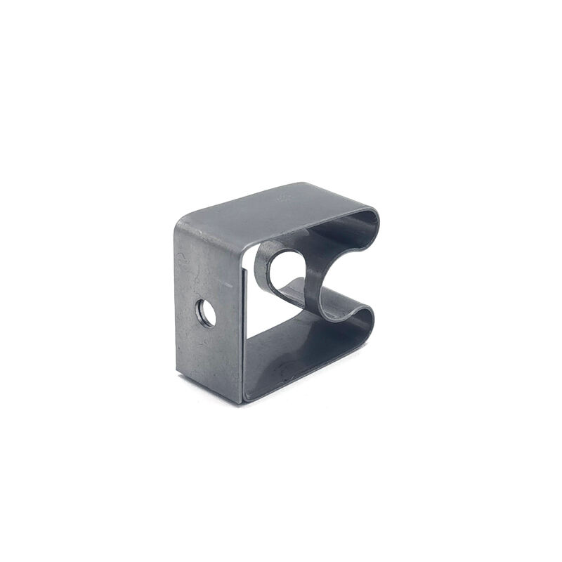 Hongsheng Precision Black Powder Coated Galvanized Stamping Bracket Parts manufacture