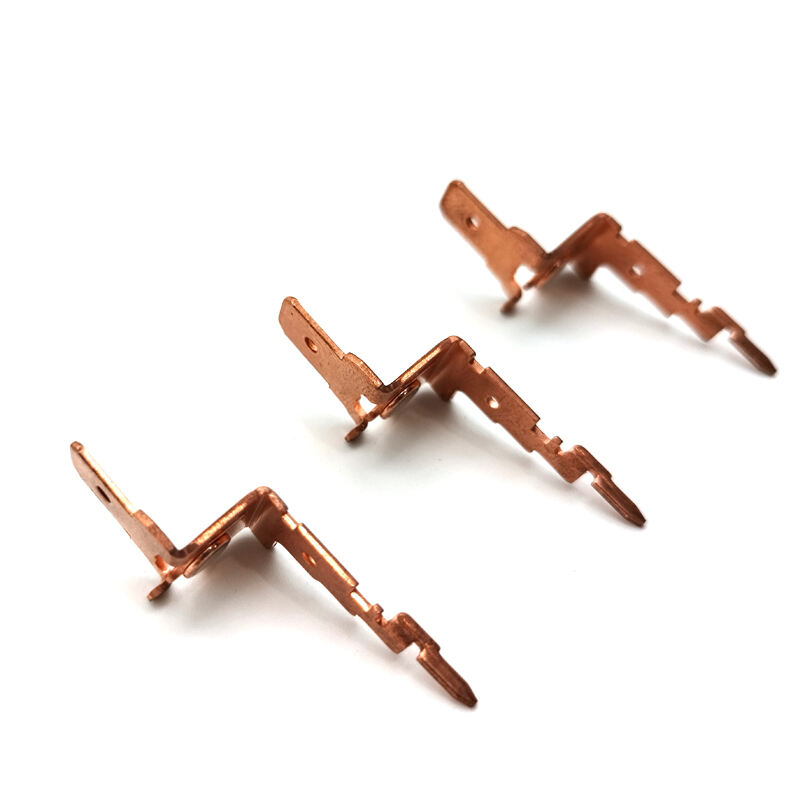Factory Discount Metal Parts Shrapnel Copper Stamping Part supplier