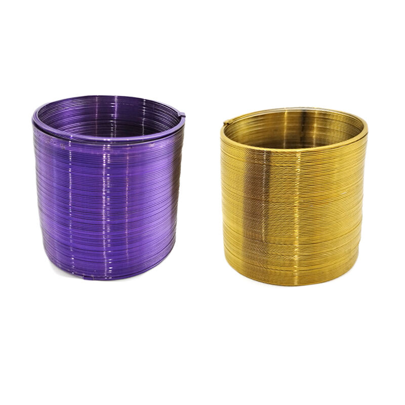 Customization Stainless Steel Magic Spring Slinkys Rainbow Coil Spring details