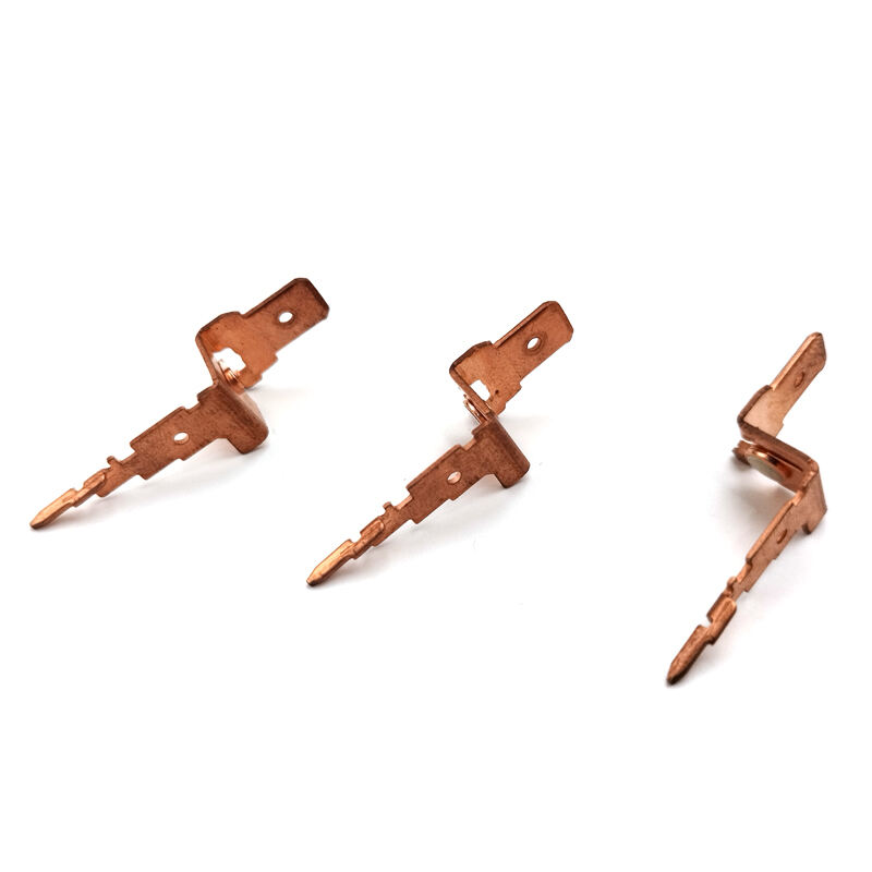 Factory Discount Metal Parts Shrapnel Copper Stamping Part details