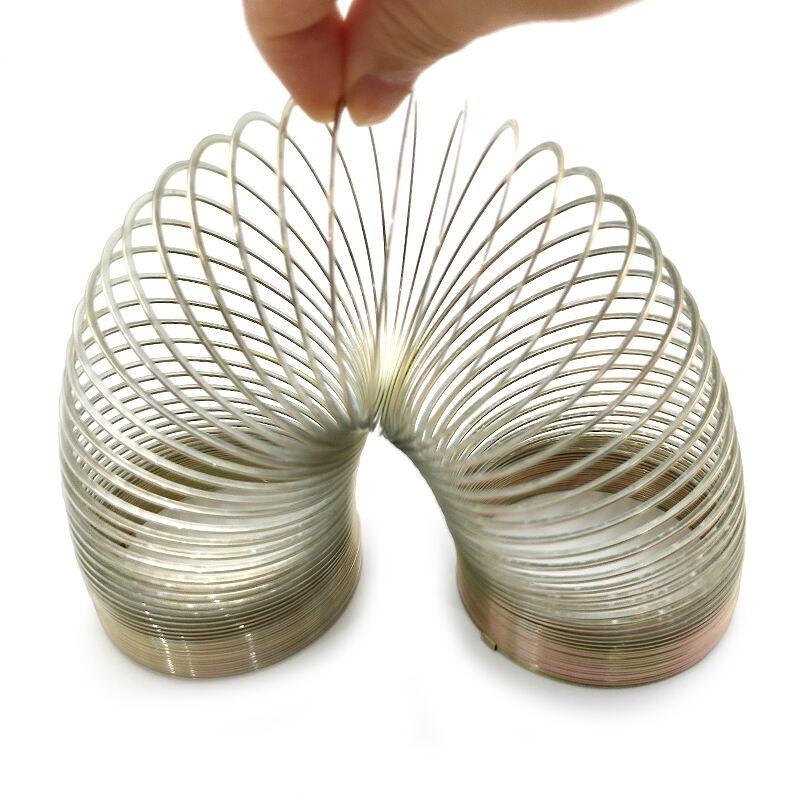 Customization Stainless Steel Magic Spring Slinkys Rainbow Coil Spring factory
