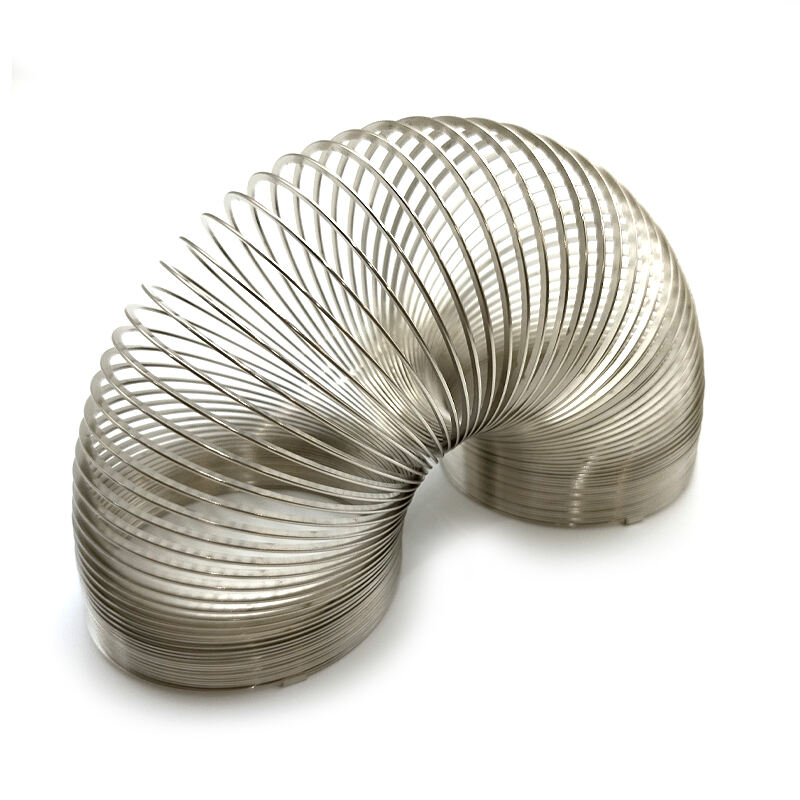 Customization Stainless Steel Magic Spring Slinkys Rainbow Coil Spring manufacture