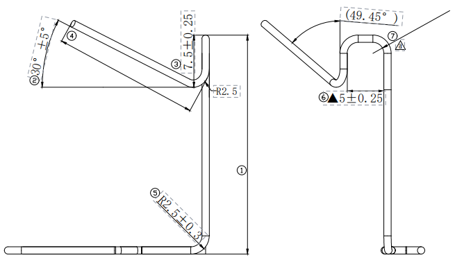 product hongsheng  black stainless steel wire bending forming-9