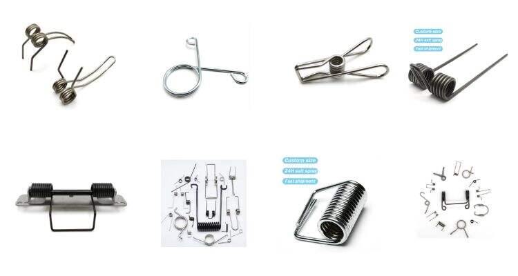 CE ISO Factory Stainless Steel Small Double Torsion Springs for Desk Lamp Clip Spring details