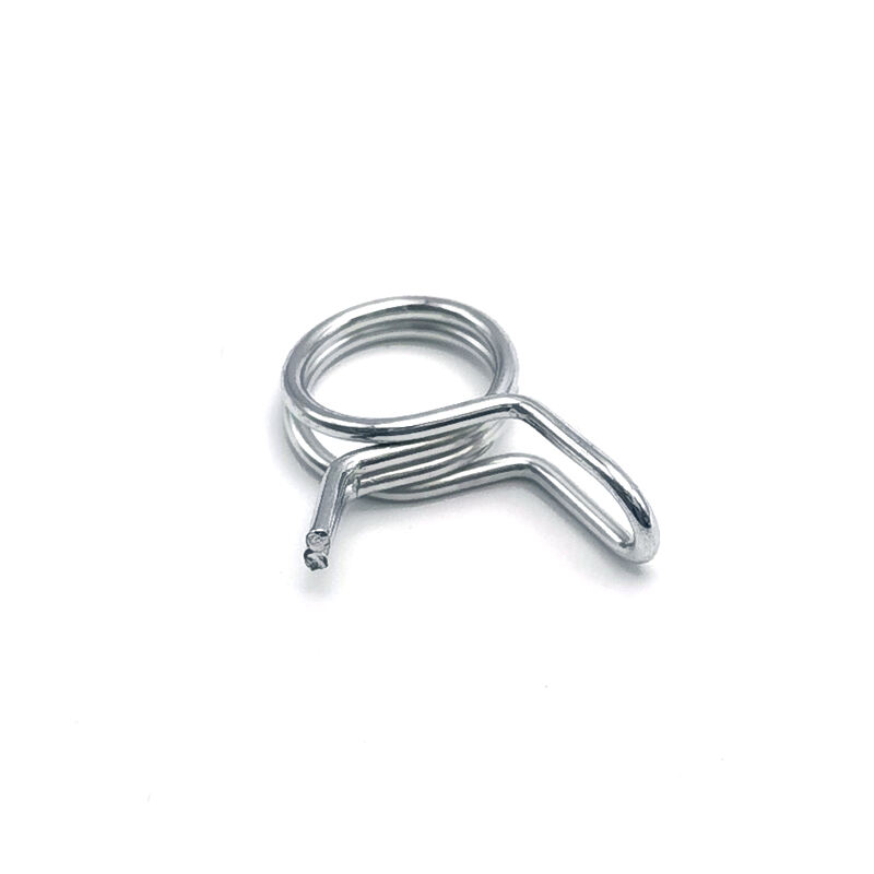 Hongsheng Stainless Steel Forming Coil Single Wire Torsion Spring Type Ring Hose Clamp for Fuel Line supplier