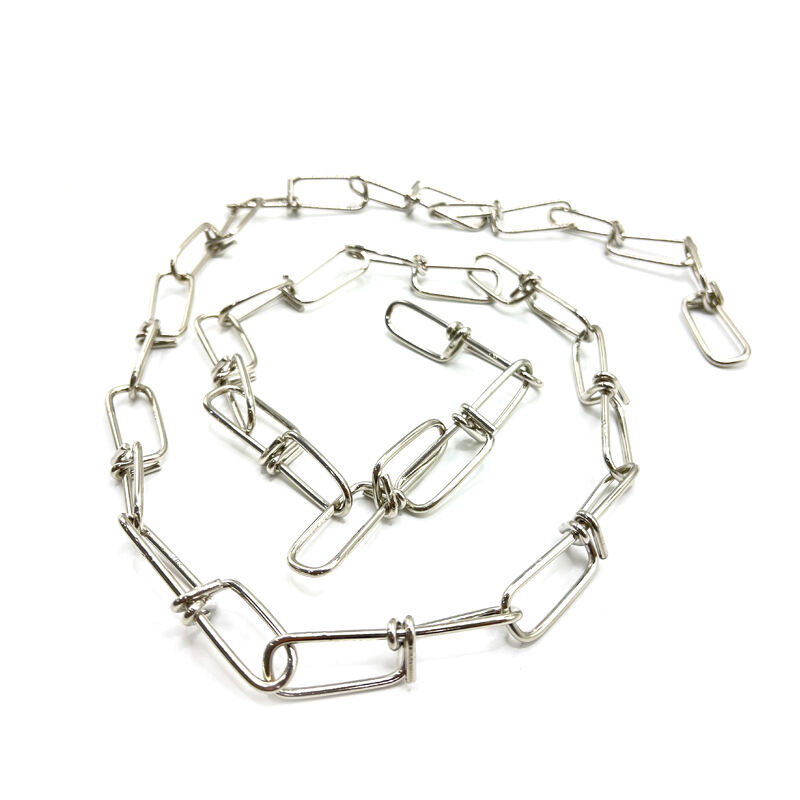 Hongsheng Metal Twist Link Chains 1.5mm/2.0mm/2.5mm/3.0mm/3.5mm/4.0mm/5.0mm  Chain Link manufacture