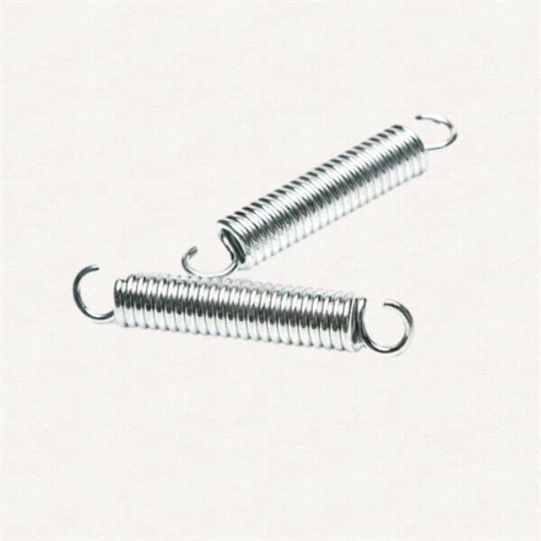 Double loop extension spring for agricultural machinery and farming equipmen