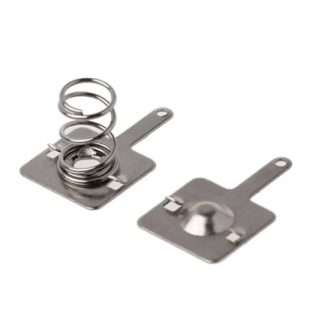 Customized Remote Control Battery Aa Battery Contact Plate Spring manufacture