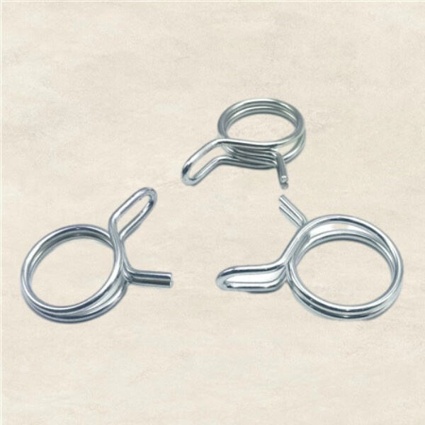 Ensure tight fittings with spring hose clamps
