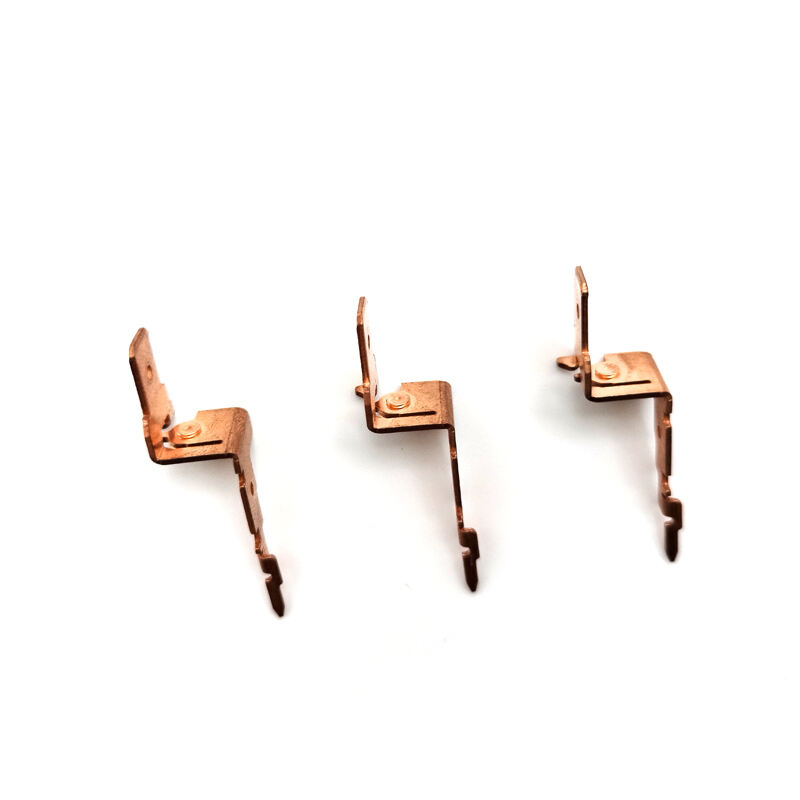 Factory Discount Metal Parts Shrapnel Copper Stamping Part supplier