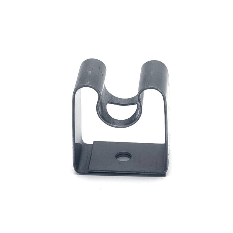 Hongsheng Precision Black Powder Coated Galvanized Stamping Bracket Parts details