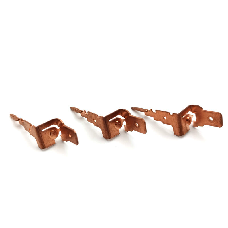 Factory Discount Metal Parts Shrapnel Copper Stamping Part details