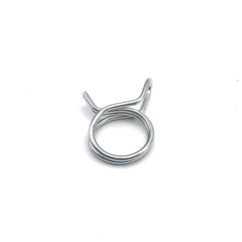 Hongsheng Stainless Steel Forming Coil Single Wire Torsion Spring Type Ring Hose Clamp for Fuel Line factory
