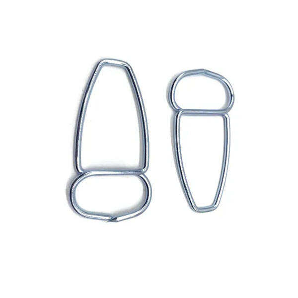 Wide selection of materials and finishes available for custom wire forming