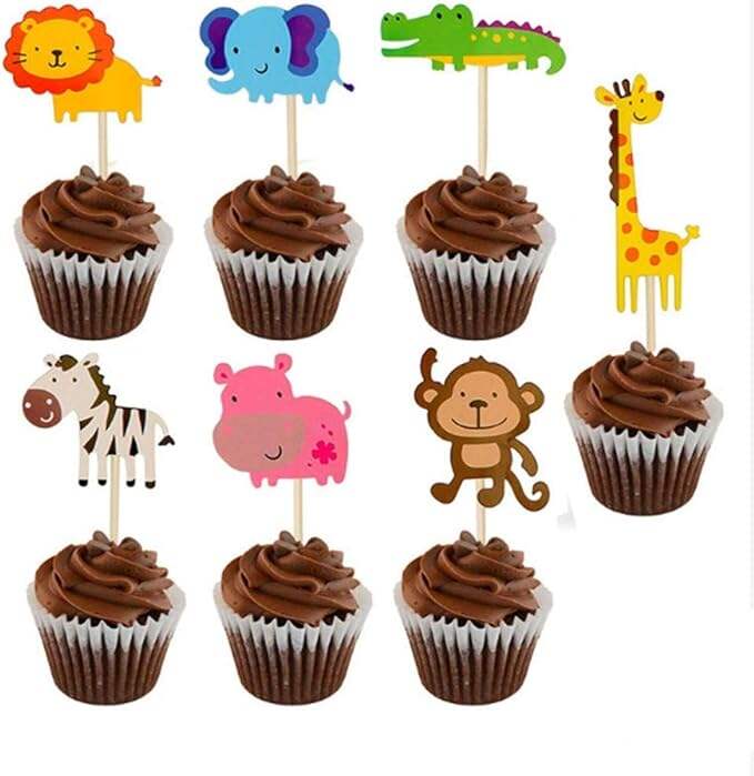 product safari jungle theme birthday decorations paper party supplies including banner sash animal graduation thanksgiving diwali-1