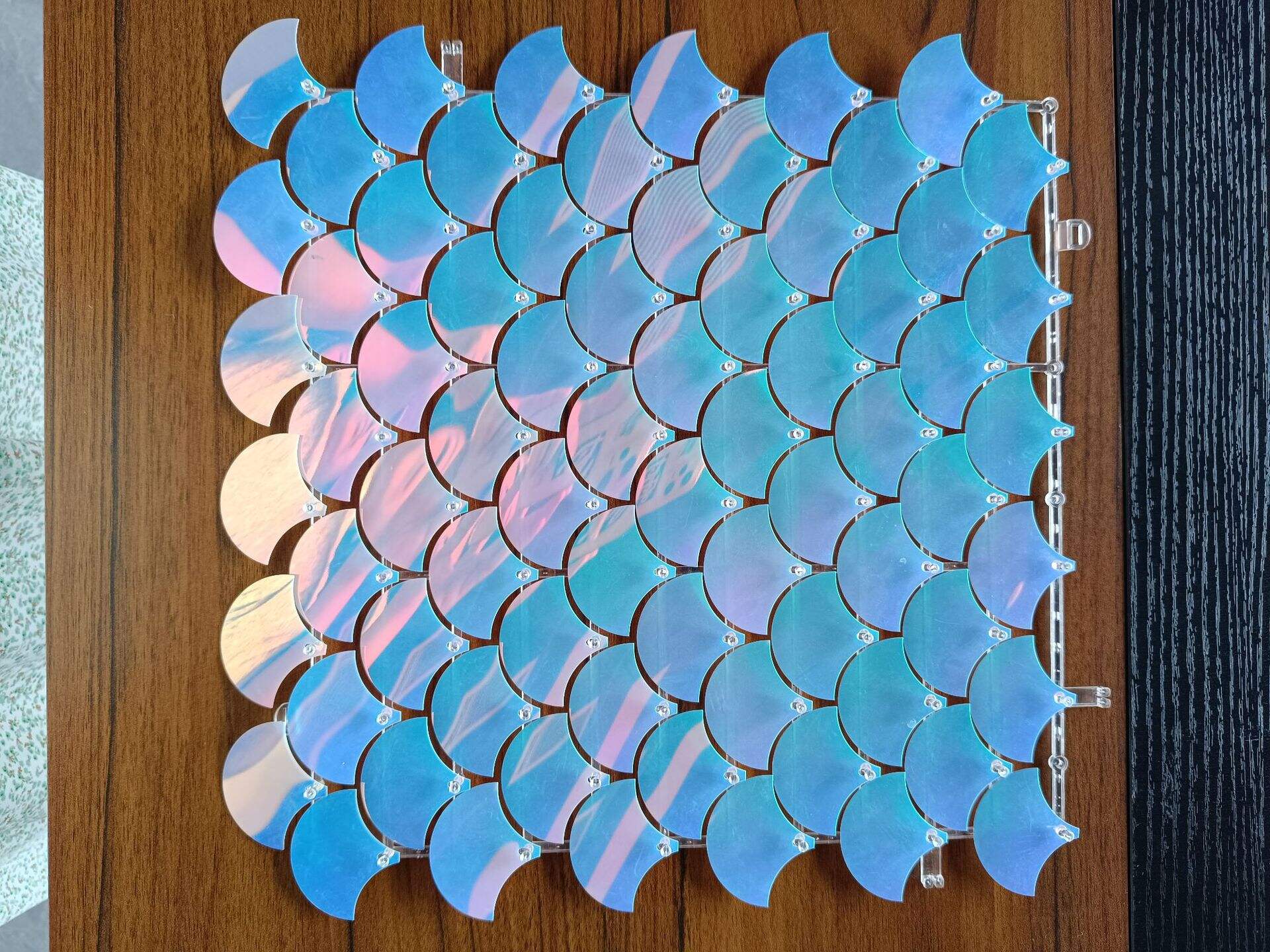 product 4d fan shaped shimmer wall sequin panel bling photo background backdrop for birthday decorations wedding engagement anniversary-1