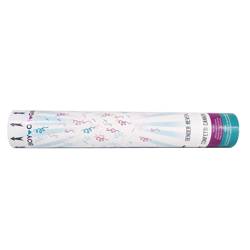 product gender reveal confetti cannons package 2 pink and 2 blue-8