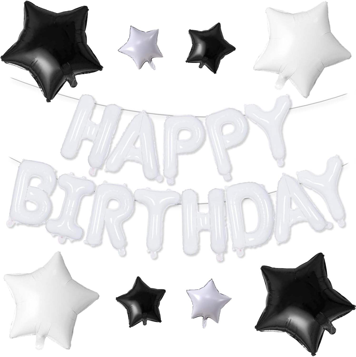 product happy birthday balloons banner 16 inch mylar foil letter balloon for birthday party decorations-3