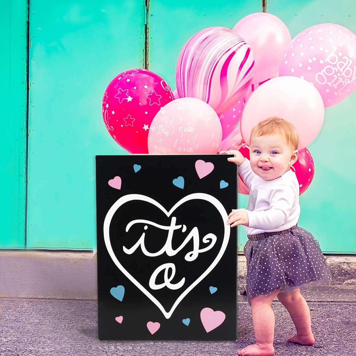 product gender reveal balloon box diy baby gender reveal party supplies paper box for gender reveal decorations baby shower home decor272-5