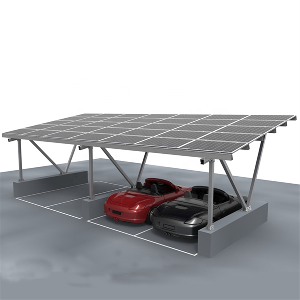 Ka hale kūʻai wai ʻo Pergola Aluminum Solar Carports System mea hoʻolako
