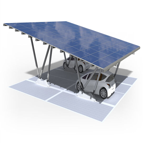 Paneeliasennusjärjestelmä Solar Carports valmistus