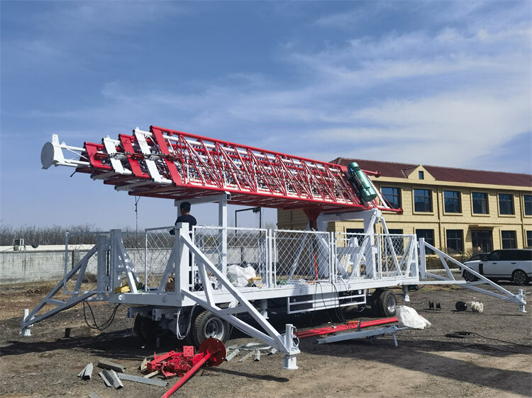 Mast Steel Self-Supporting Communication COW (Cell On Wheels) Tower supplier