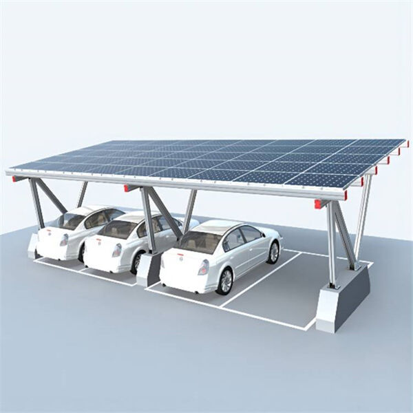 Single Pole System Solar Carport manufacture