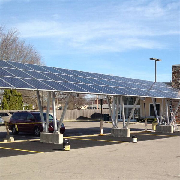 Produksjon av panelmonteringssystem Solar Carports