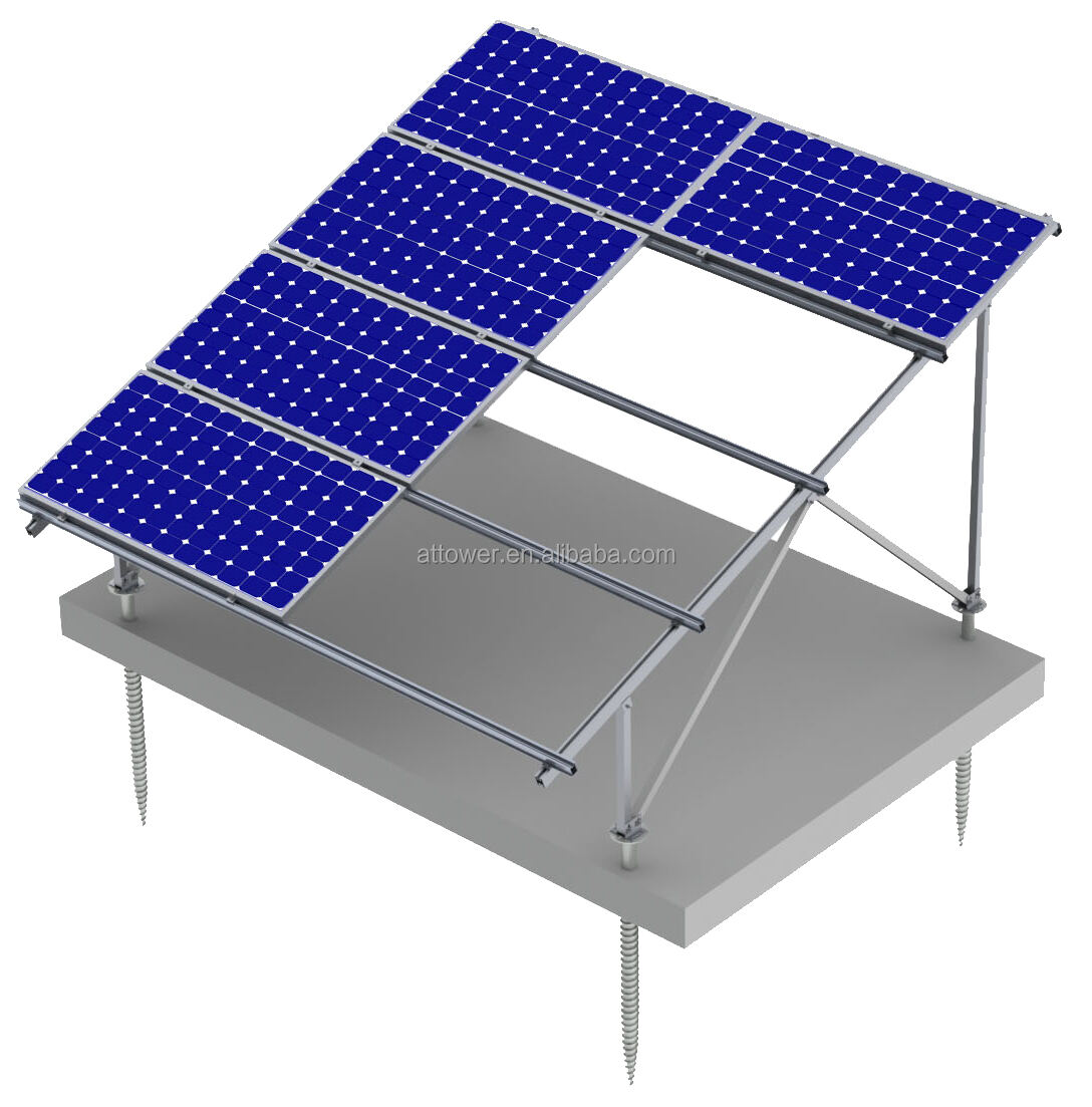 PV Grounding Aluminium Railing Solar Panel manufacture
