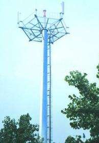 Communication Rooftop Tower Monopole supplier