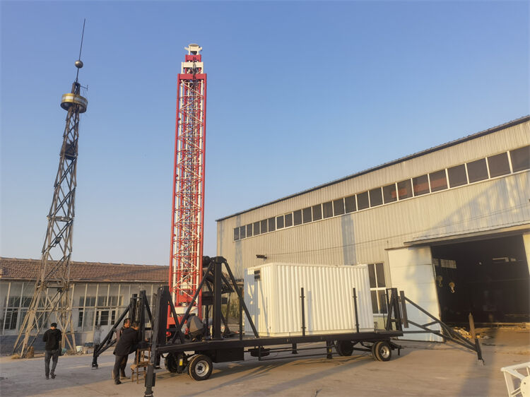 Mobile Communication 3 Legged Cow(Cell On Wheels)Tower manufacture