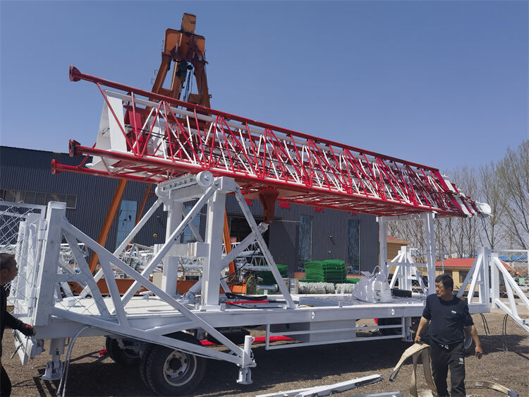 I-Mast Steel Self-Supporting Communication COW (iCell On Wheels) iTower production