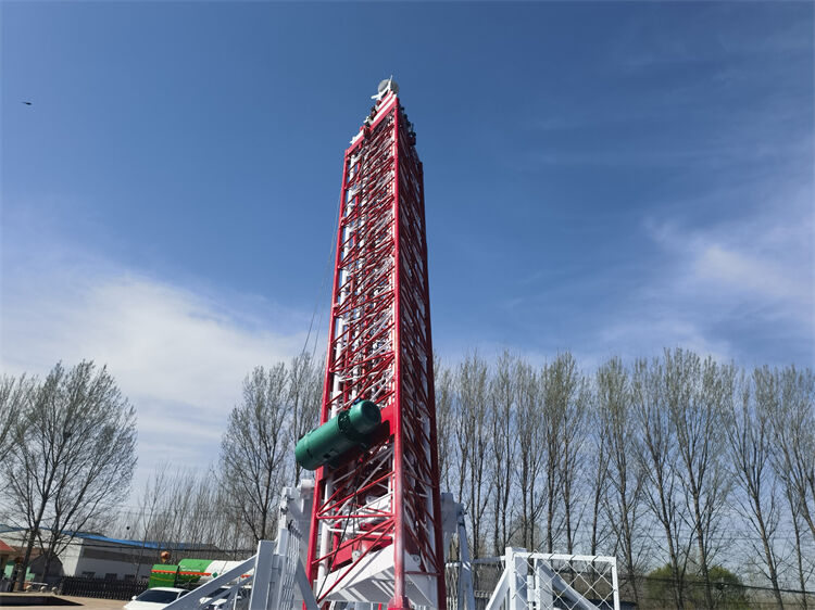 Antena de comunicación Wi-Fi Telecomunicaciones Ángulo Celosía de acero Fabricación de torre COW (Cell On Wheels)