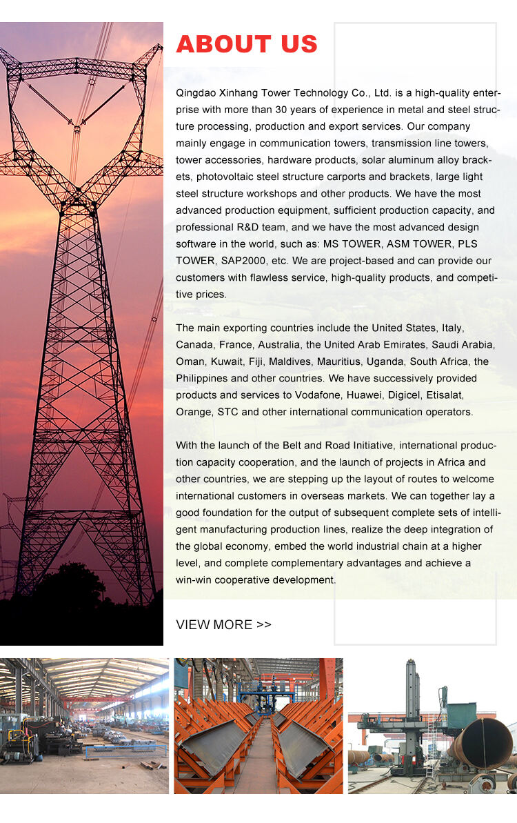 Communication Antenna WIFI Telecommunication Guyed Wire Tower manufacture