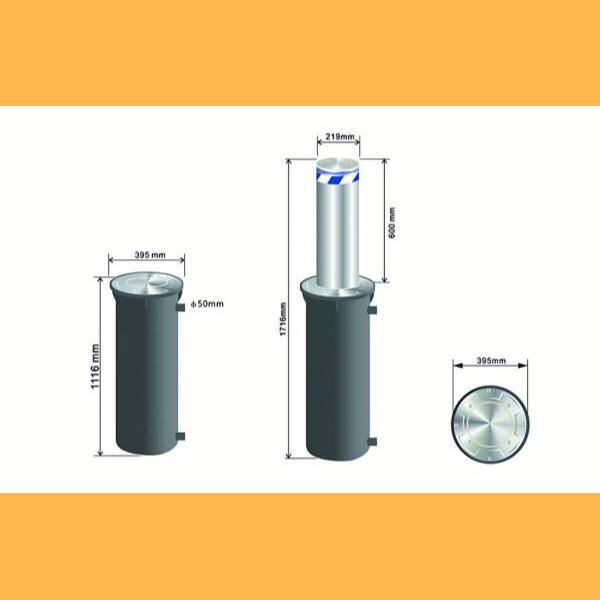 Εξασφάλιση δημόσιων χώρων με οδικές κολώνες.