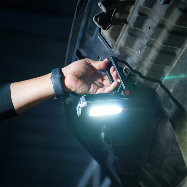 Save energy and money with a rechargeable LED flood light