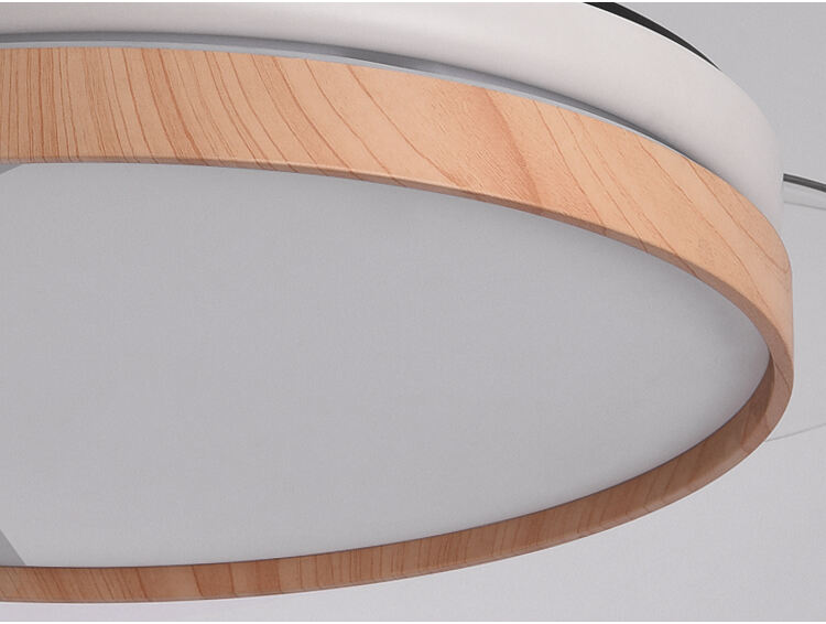 China OEM ODM Led Lamp with Fan Retractable Ceiling Fan with Light Led Rotating Ceiling Fan with Light and Remote Control factory