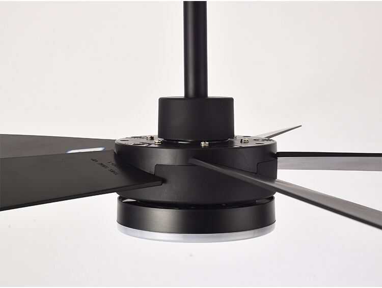 42 52 in Black Fandelier Ceiling Fan with Light Ceiling Fan Light with Remote Control Led Black Ceiling Fan Lamp for Living Room manufacture